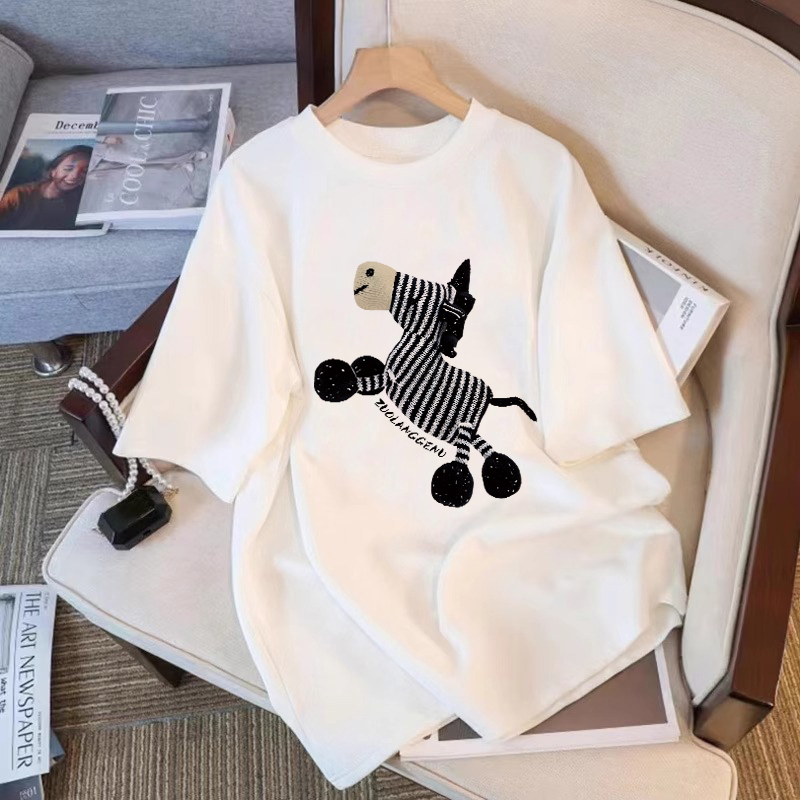 200g back pack spring and summer new trend pure cotton short-sleeved T-shirt