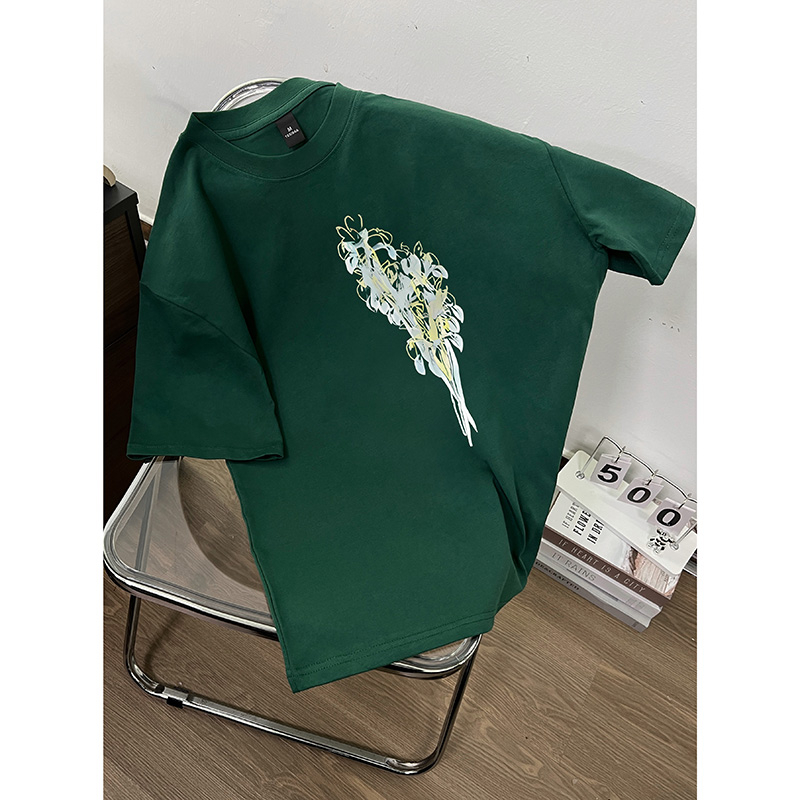 CM11612# 200g back pack spring and summer new trendy pure cotton short-sleeved T-shirt
