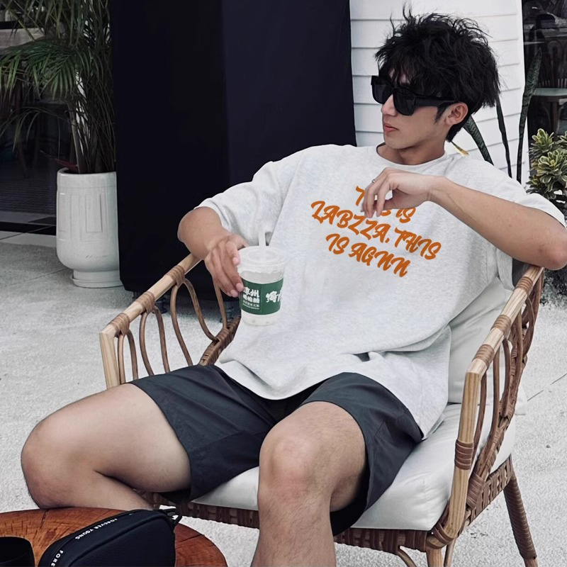 200g back pack spring and summer new trend pure cotton short-sleeved T-shirt