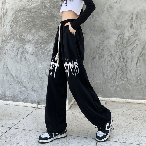 Hip-hop dance drawstring hip-hop sports American hiphop pants loose casual jazz dance jazz high street pants