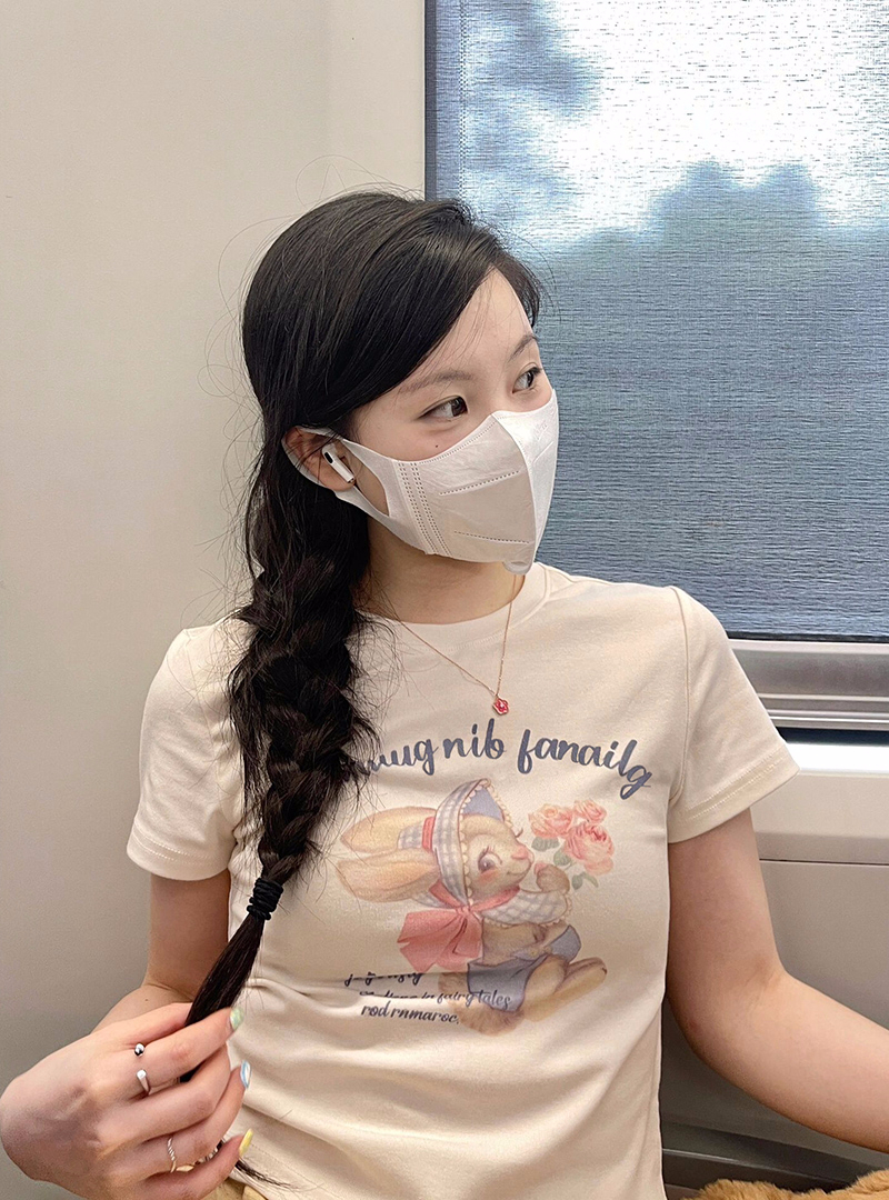 92棉/8氨綸40支210g純棉 修身短款T恤女短袖