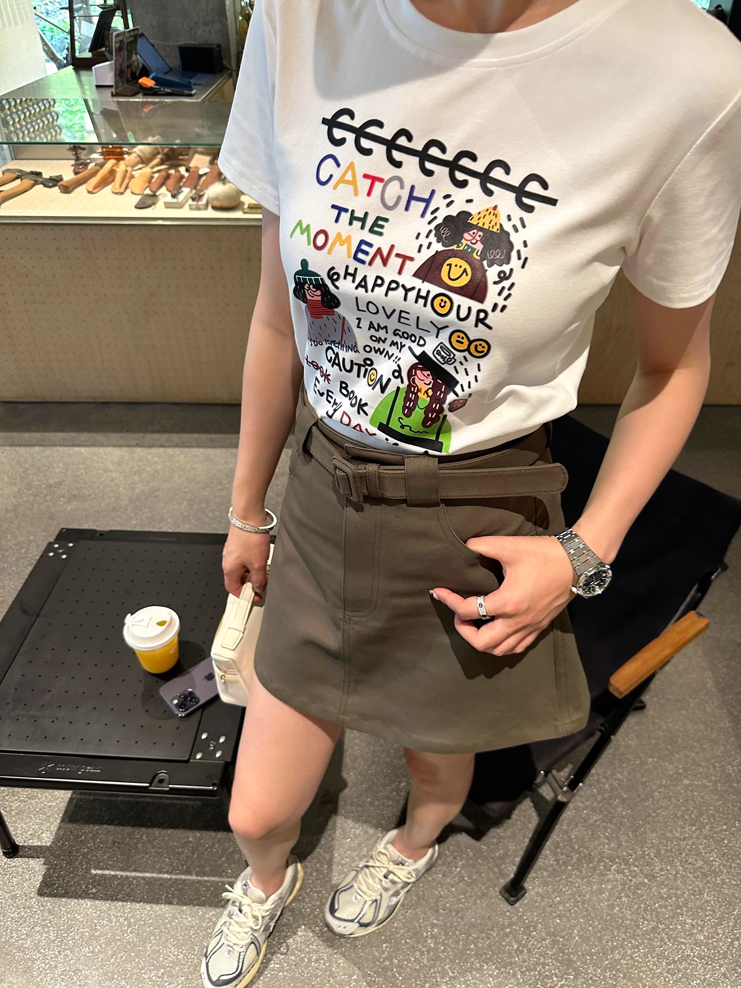夏季T恤女2024新款ins印花純棉t桖半袖上衣正肩體恤減齡短袖歐貨