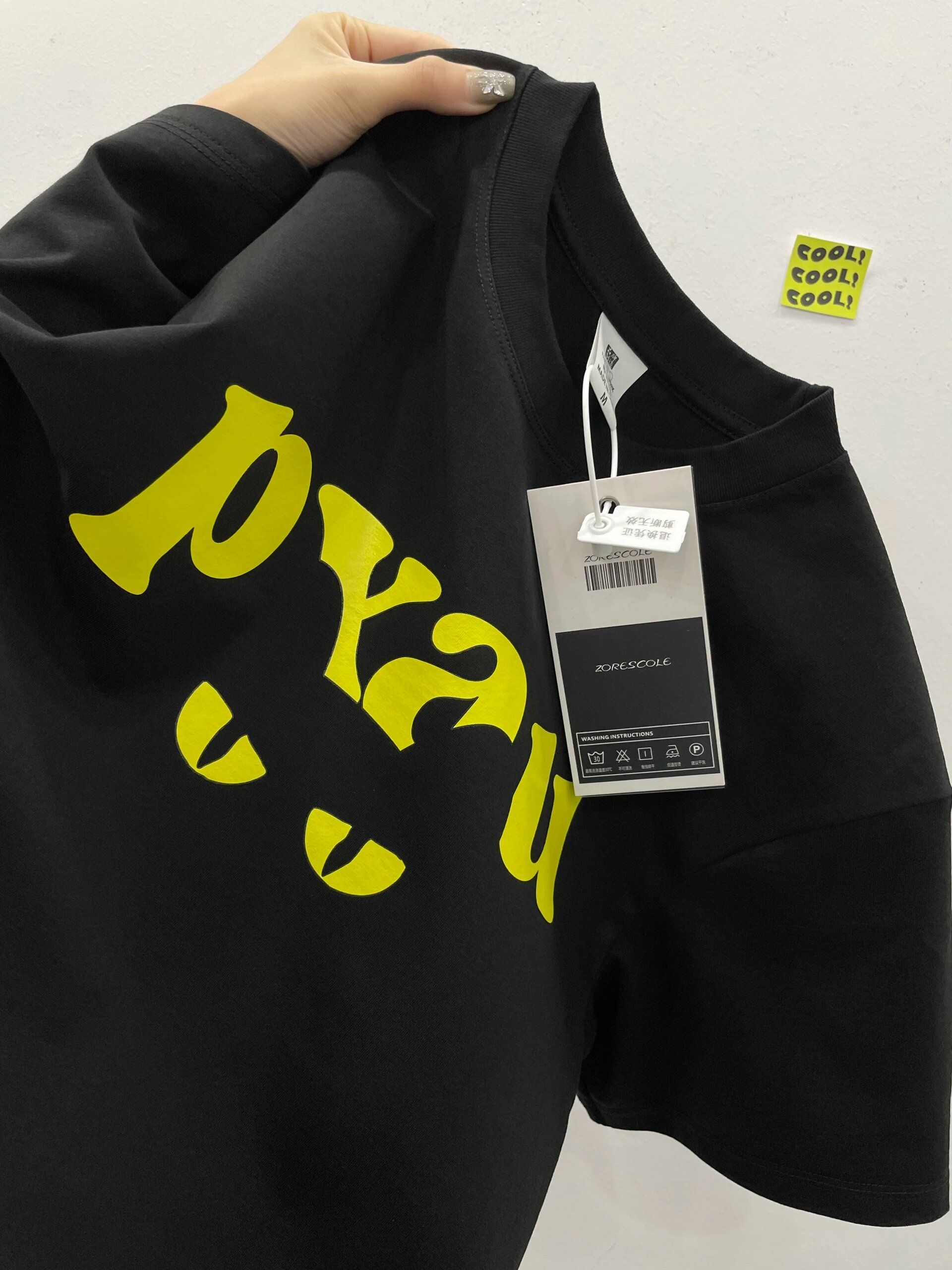 高品質純棉200克精梳緊密100%棉直播同品前印花寬鬆短袖t恤女