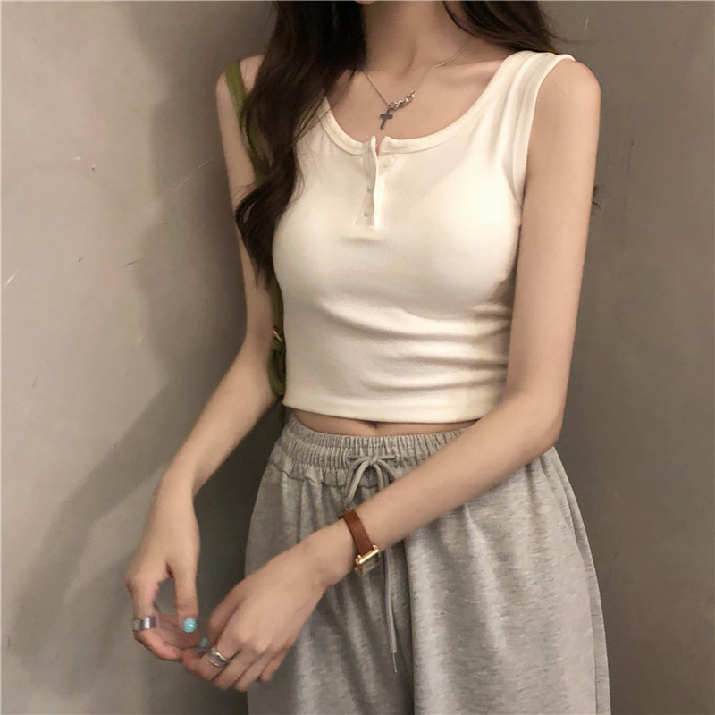 夏季修身顯瘦小吊帶背心女內搭大碼胖妹妹mm短款外穿打底衫上衣潮