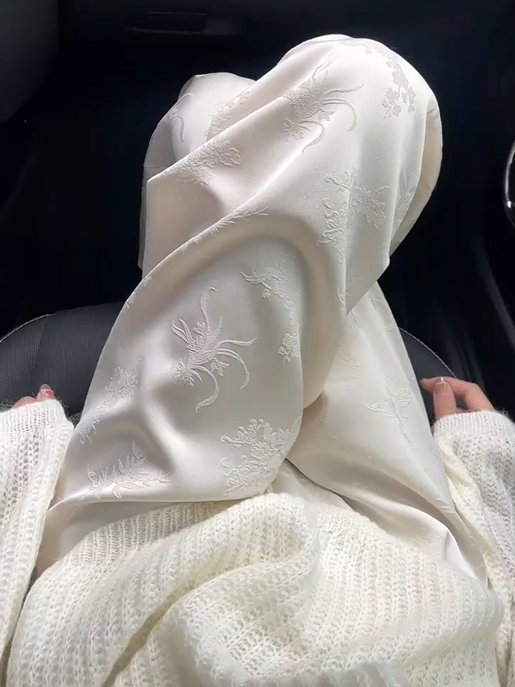 新中式國風粉色提花休閒闊腿褲女早春2024小眾設計窄版直筒褲子女
