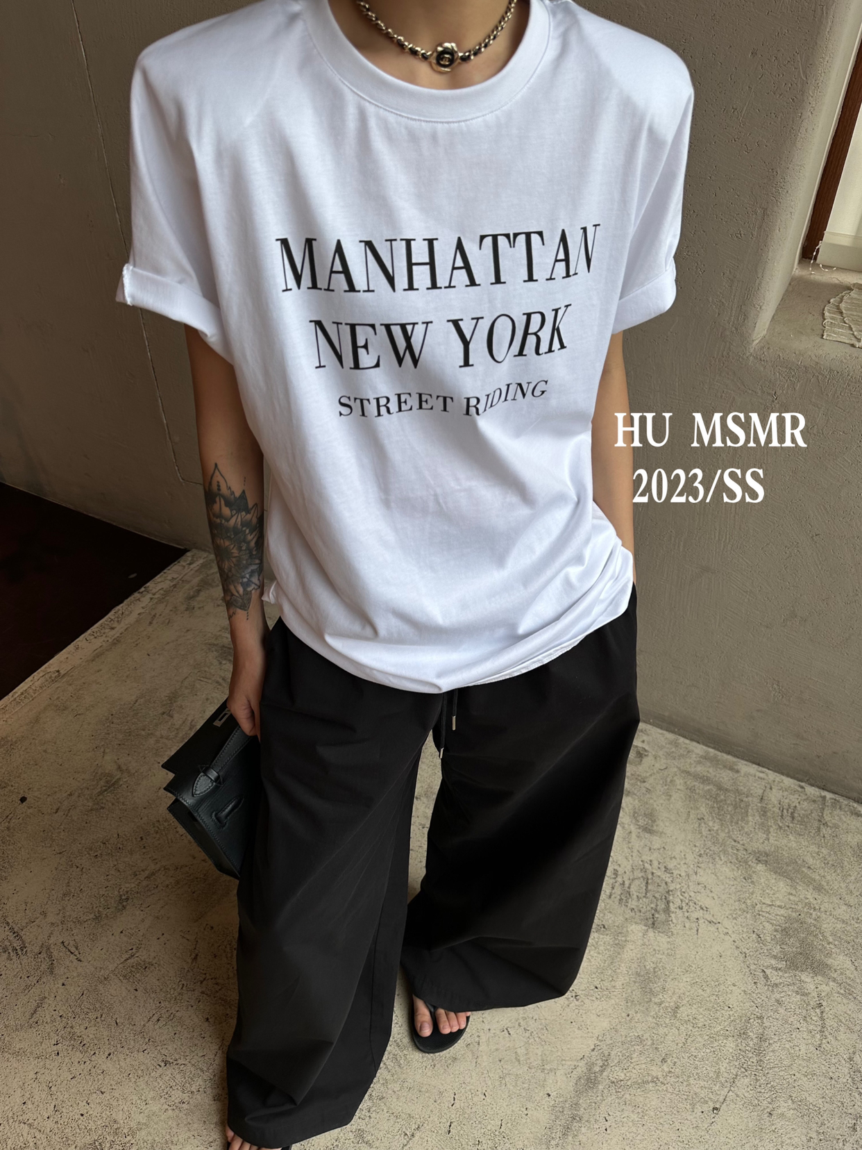Korean style design, simple letter printing, loose and fashionable short-sleeved T-shirt for women, ins trend