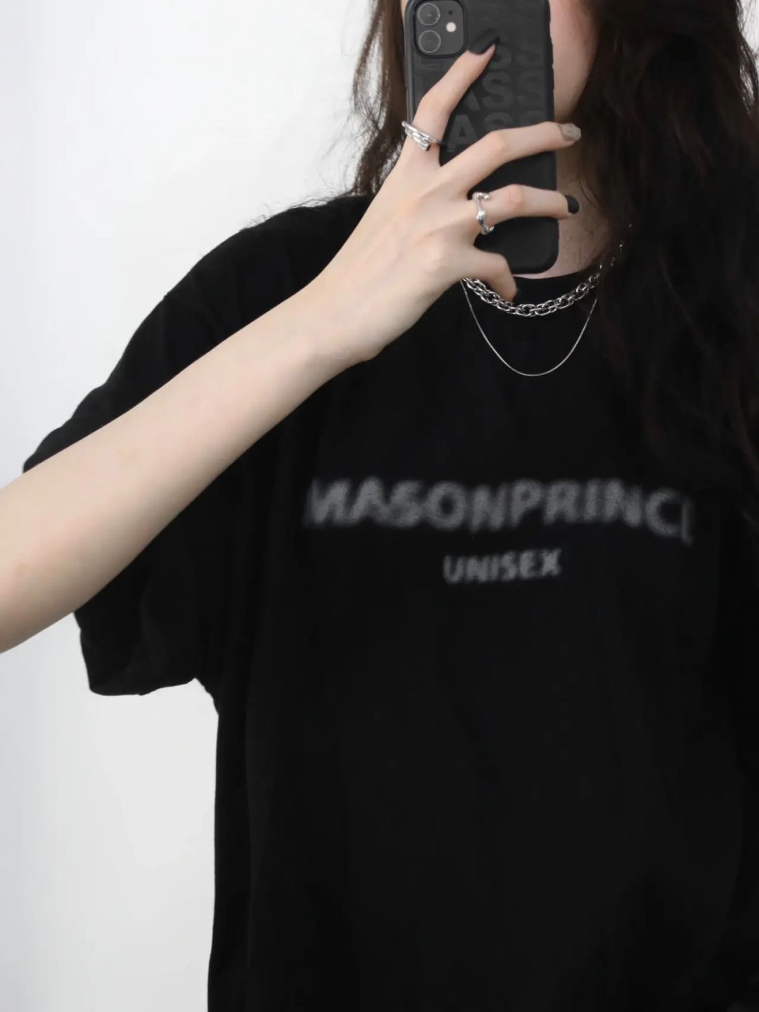美式復古字母短袖t恤男女寬鬆純棉百搭上衣