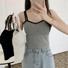 Actual shot of the new spring back-beautiful bottoming women's sports bra that wraps the breasts and can be worn outside