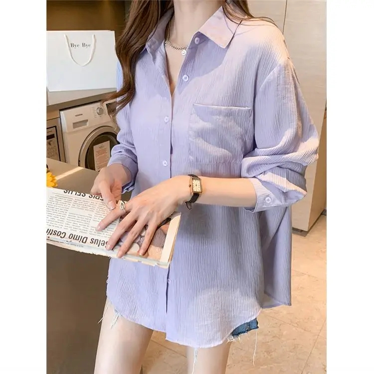 Official picture 300 pounds fat mm large size thin sun protection clothing women's shirt loose cardigan