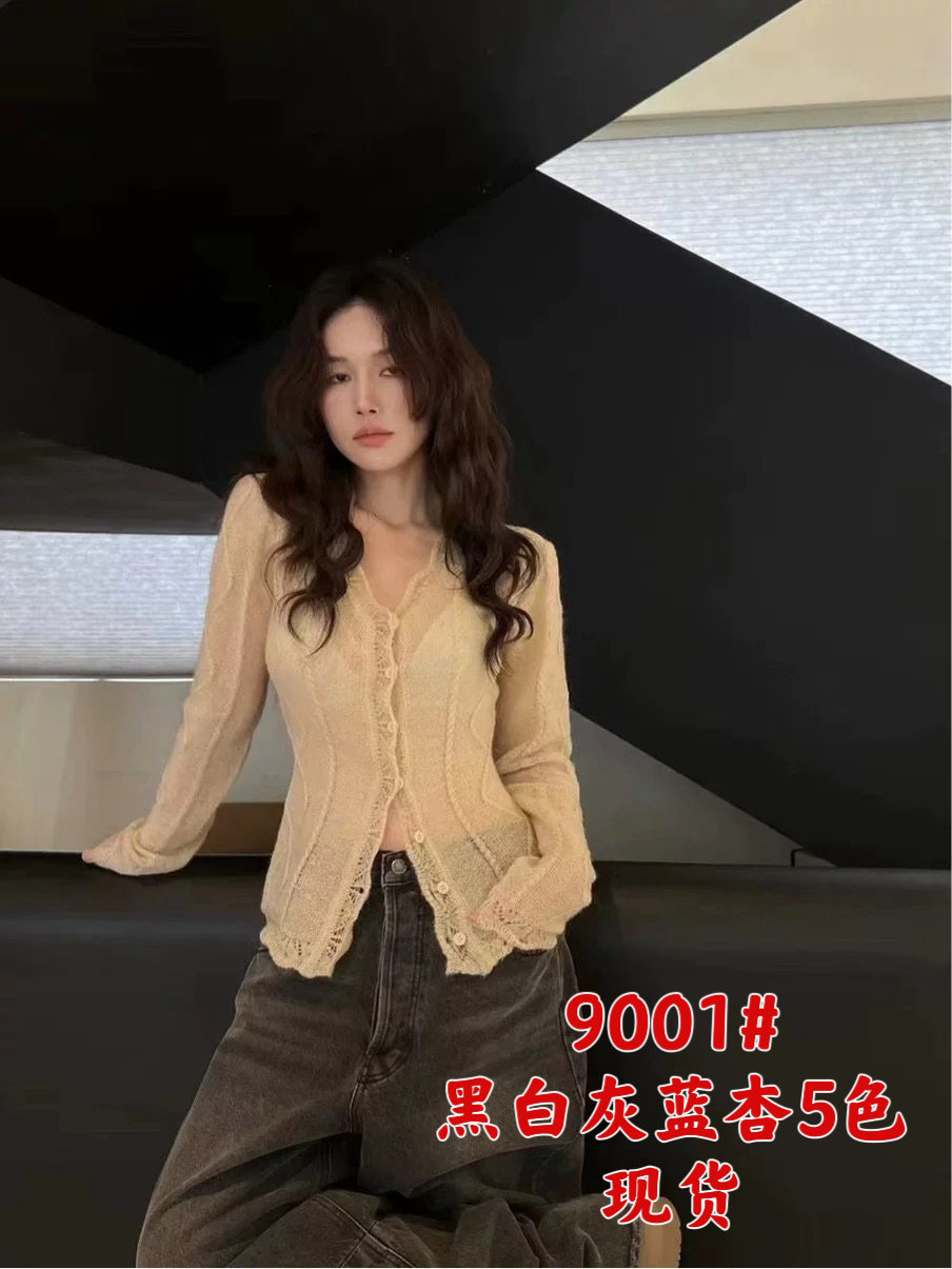 純欲白色v領花邊蕾絲內搭打底衫女春秋季網紗馬海毛毛衣針織上衣