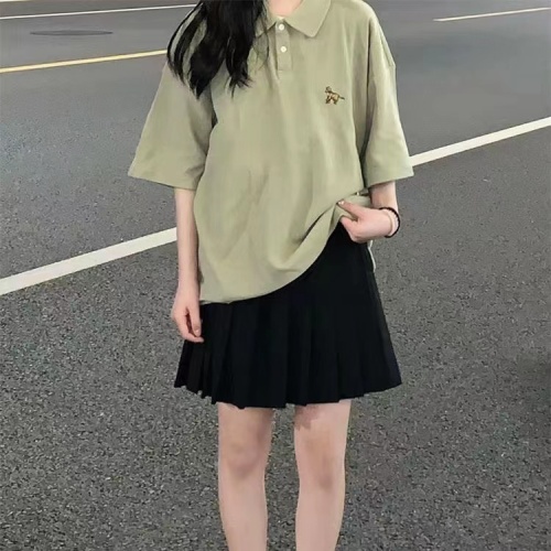 Summer small people can be salty or sweet, sports and leisure loose tops and skirts, fashionable street two-piece suits for women