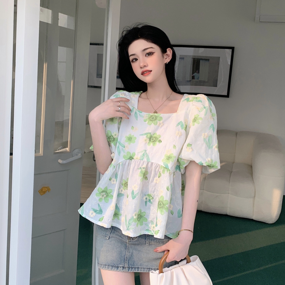 實拍夏胖MM刺繡上衣白色設計感套頭百搭洋氣鏤空短袖衫M-4XL200斤