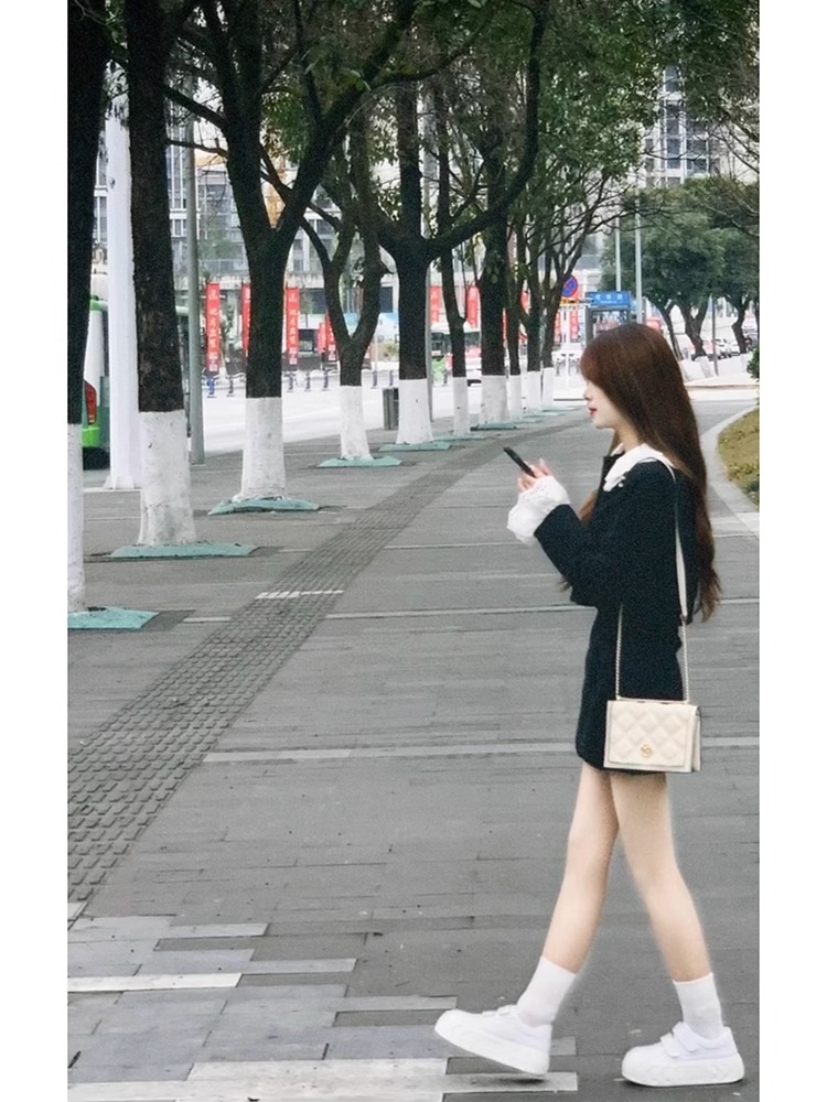 春季套裝女2024新款法式小香風外套休閒氣質短裙半身裙初春兩件套