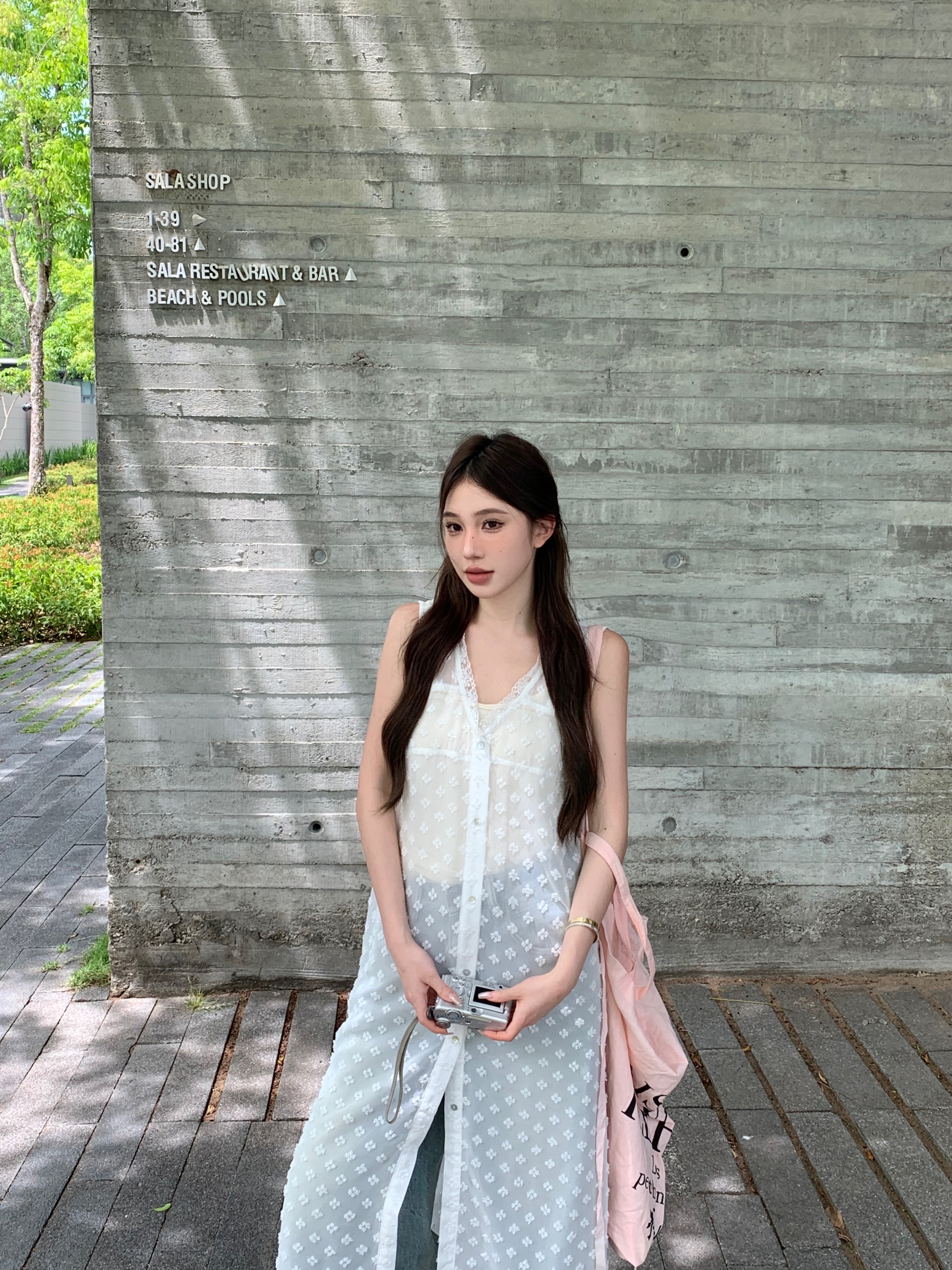 實拍 碎花連衣裙早春韓系疊穿無袖裙子設計感小眾穿搭