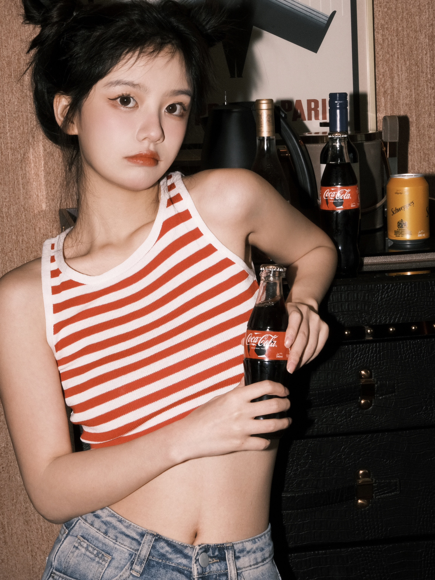 美式復古辣妹小吊帶背心夏季新款顯瘦百搭上衣女
