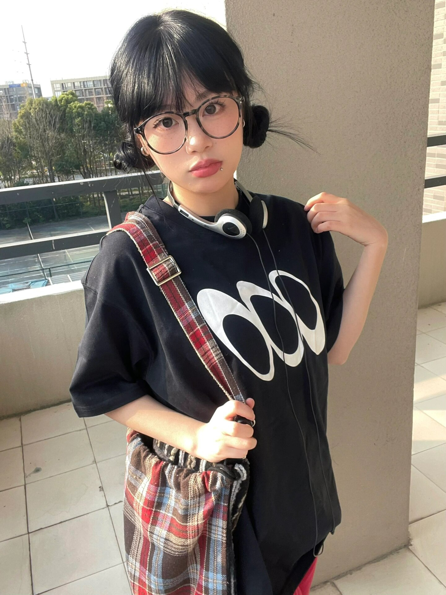 高品質純棉200克精梳緊密100%棉直播同品前印花寬鬆短袖t恤女