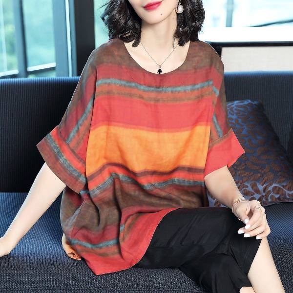夏裝女胖mm大碼女裝200斤洋氣短袖上衣時尚寬鬆遮肚減齡T恤女