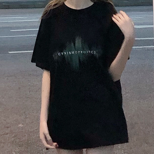 美式潮牌短袖t恤女寬鬆韓版ins街頭風chic港味嘻哈半袖上衣