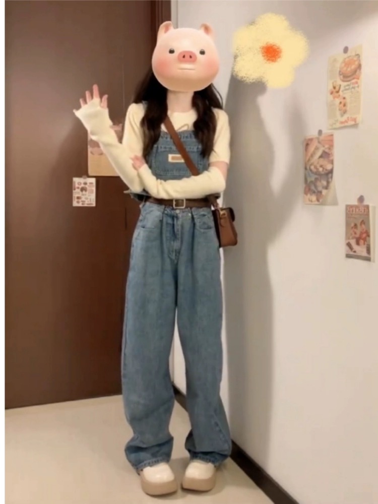 早春裝搭配一整套茶系穿搭小個子溫柔炸街奶乖學院風韓劇三件套裝