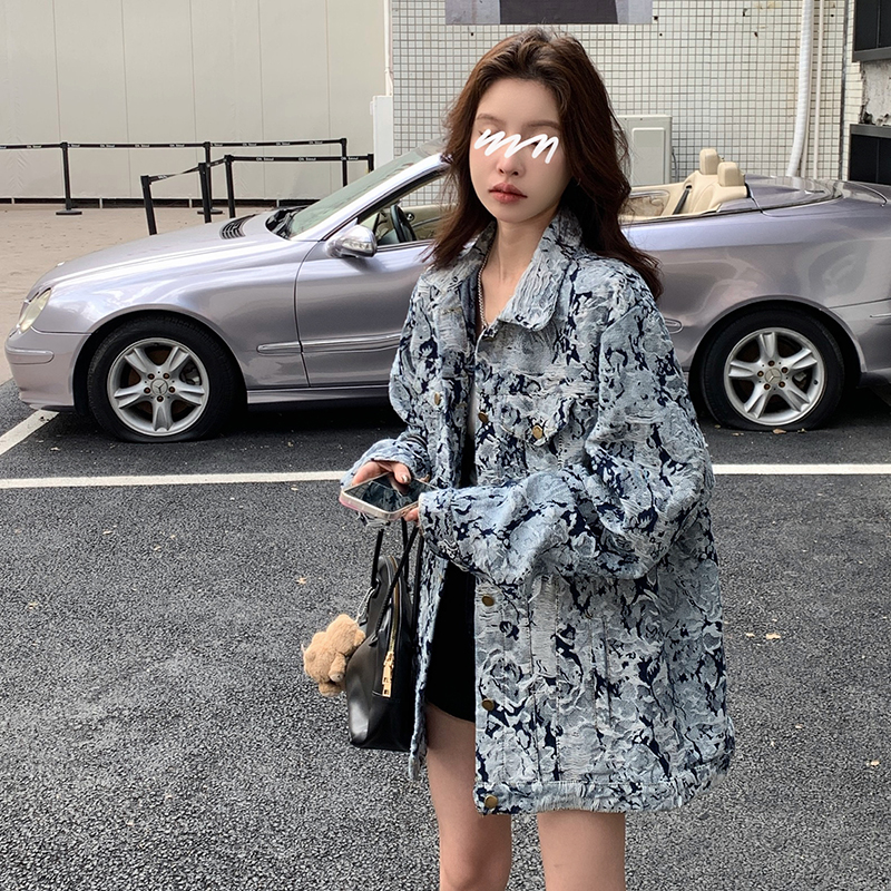 實拍！法式精緻小香風重工牛仔外套名媛氣質高級設計夾克上衣
