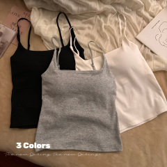 Summer Solid Color Sports Tank Top for Women, Body-Fitting, Beautiful Back Design, Bralette for Outerwear
