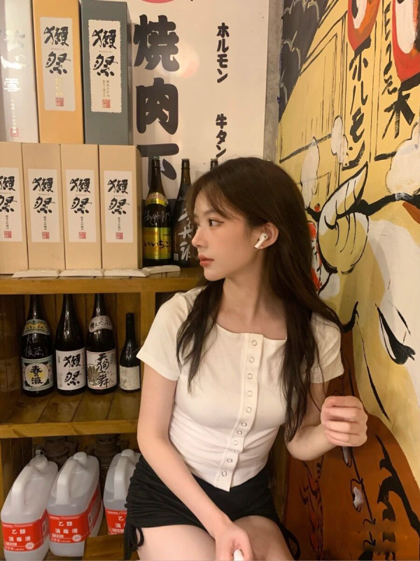 辣妹純欲風顯瘦修身短袖T恤