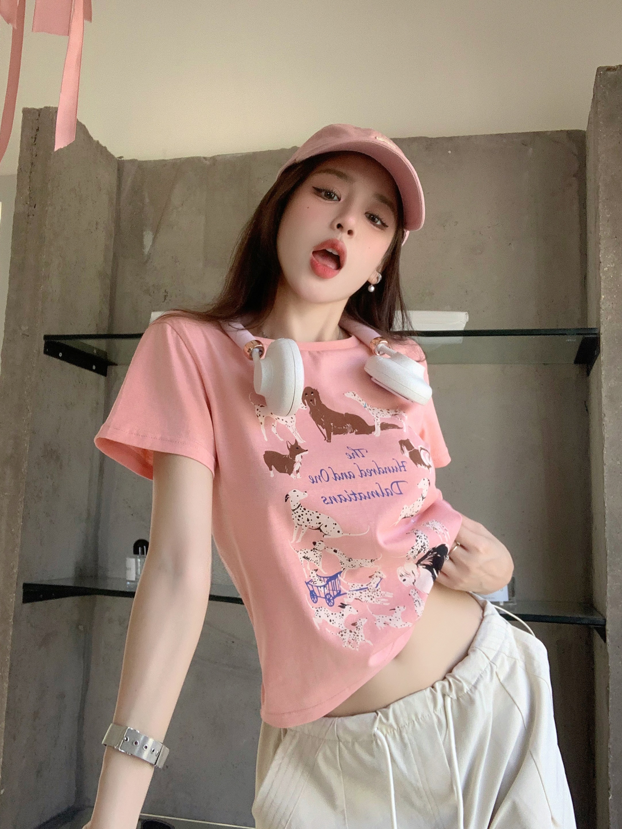 Official picture 92 cotton/8 spandex 40 count 210g pure cotton slim short T-shirt women's short sleeves