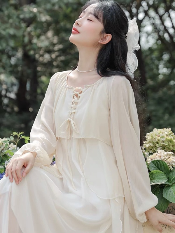 雪紡防曬開衫女薄款外套夏季吊帶裙的外搭小罩衫仙氣披肩2024新款