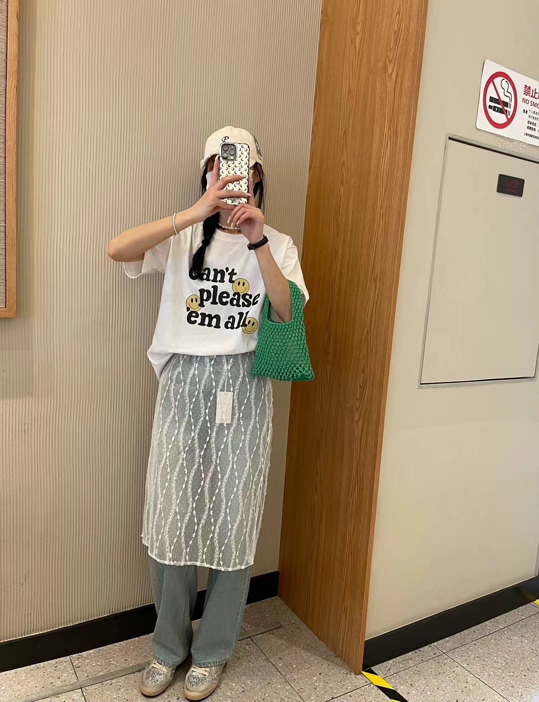200克精梳緊密賽落紡 純棉後包條 春夏寬鬆正肩印花短袖T恤