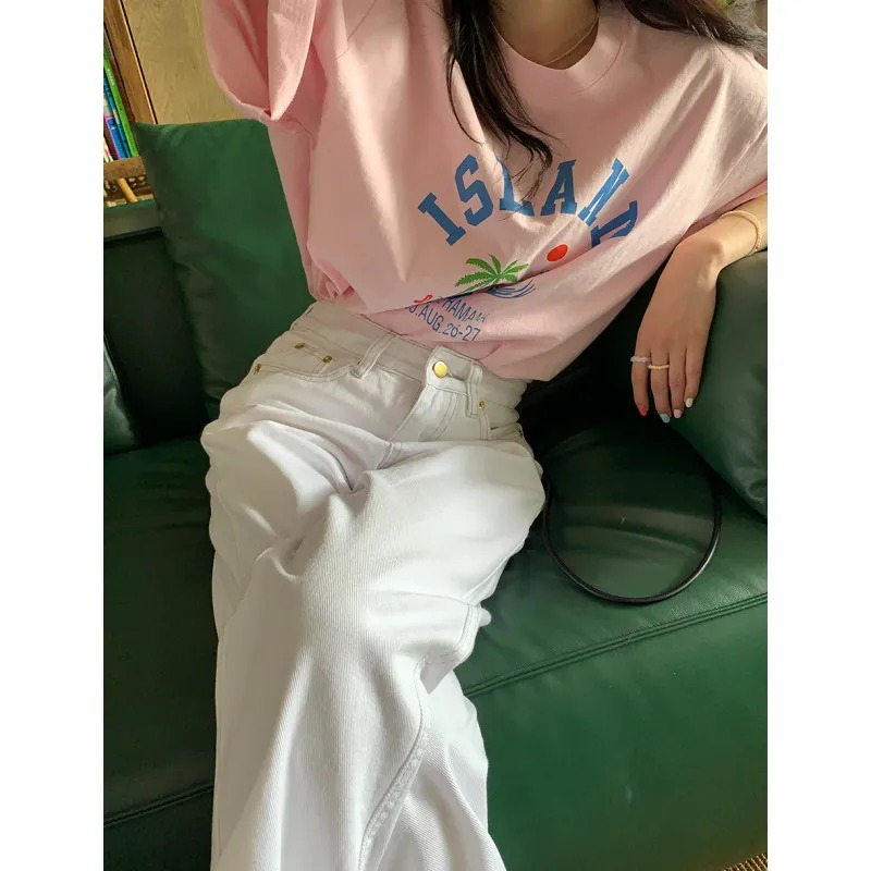 短袖T恤女夏季新款小清新學院風韓系寬鬆百搭上衣潮