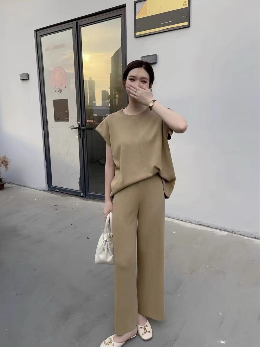 高級感小洋裝氣質御姐套裝女2024早春新款上衣褲子減齡漂亮兩件套