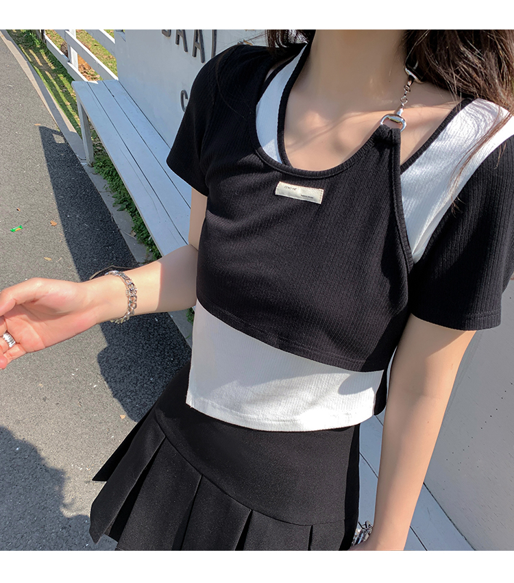 純欲top~年夏季新款辣妹純欲風短袖t恤女上衣