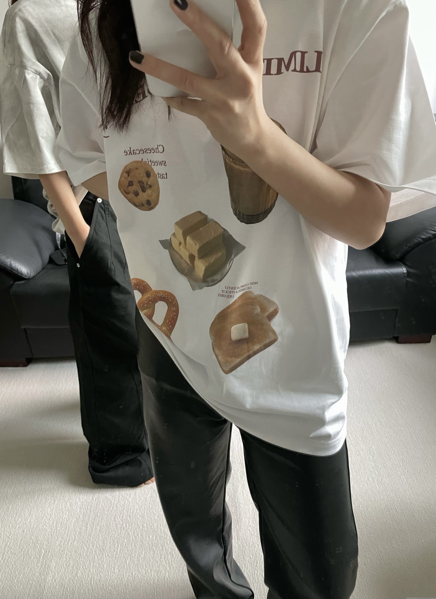 官圖 重磅/精梳純棉 後包領 有縫邊 S-XXXL 夏裝短袖T恤女