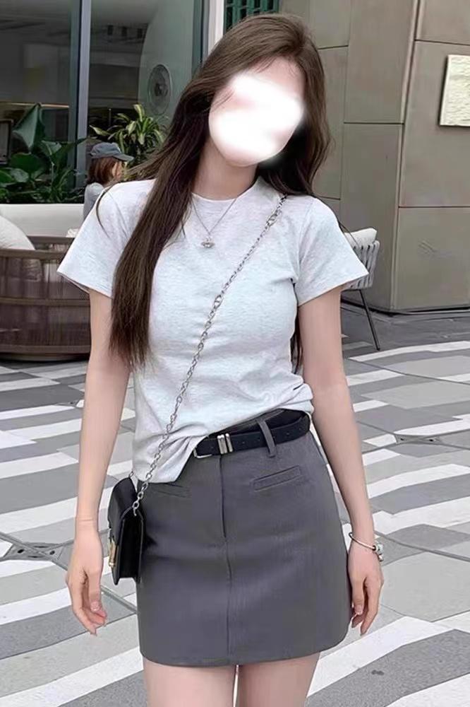 夏裝搭配一整套女茶系穿搭小個子初戀清純學院風裙子套裝