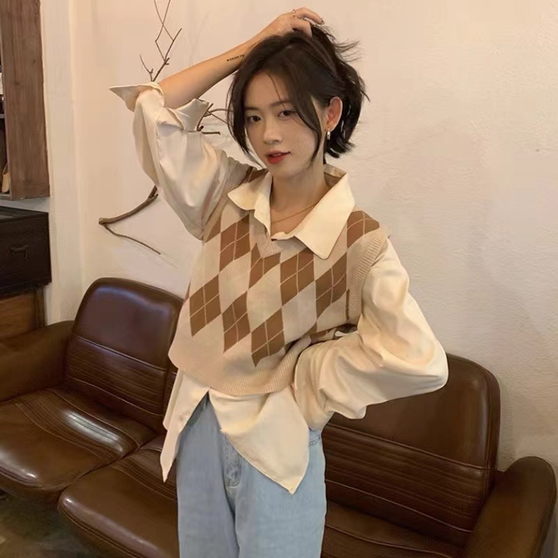 新款韓版小個子百搭卷邊露臍短款上衣外穿針織吊帶背心女