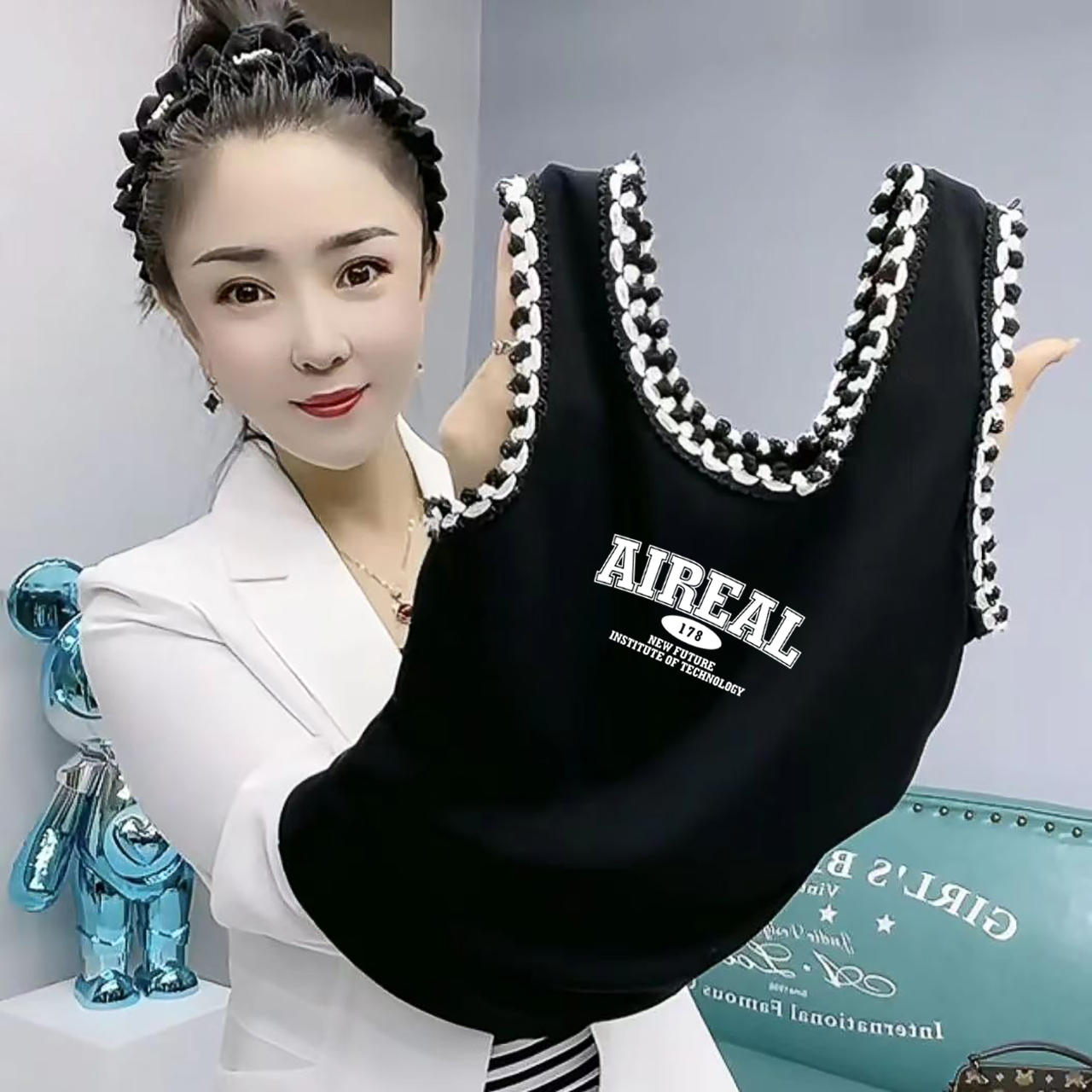 2024夏季新款韓版莫代爾背心內搭外穿性感小香風背心女