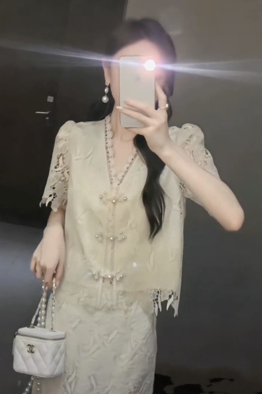 曼城韻影 溫婉新中式改良旗袍連衣裙女兩件套夏季新款