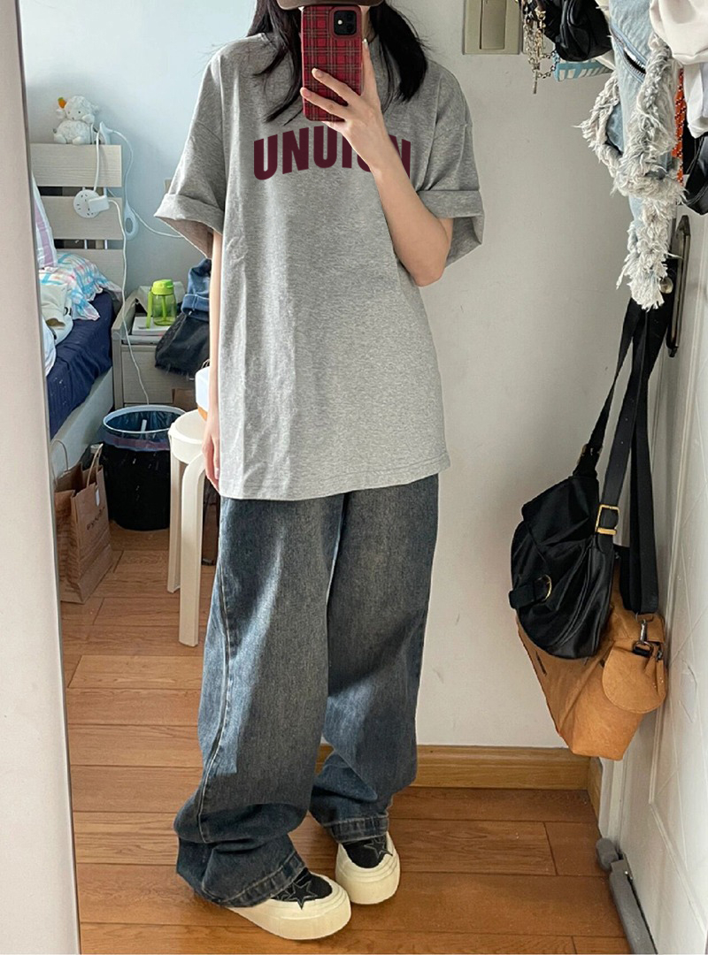 潮牌復古短袖t恤女夏季2024新款小眾港風半袖上衣