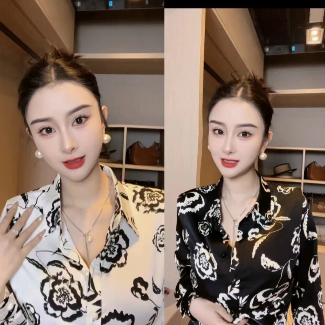 欣欣精選2店春季減齡氣質名媛時尚洋氣設計感長袖上衣2423