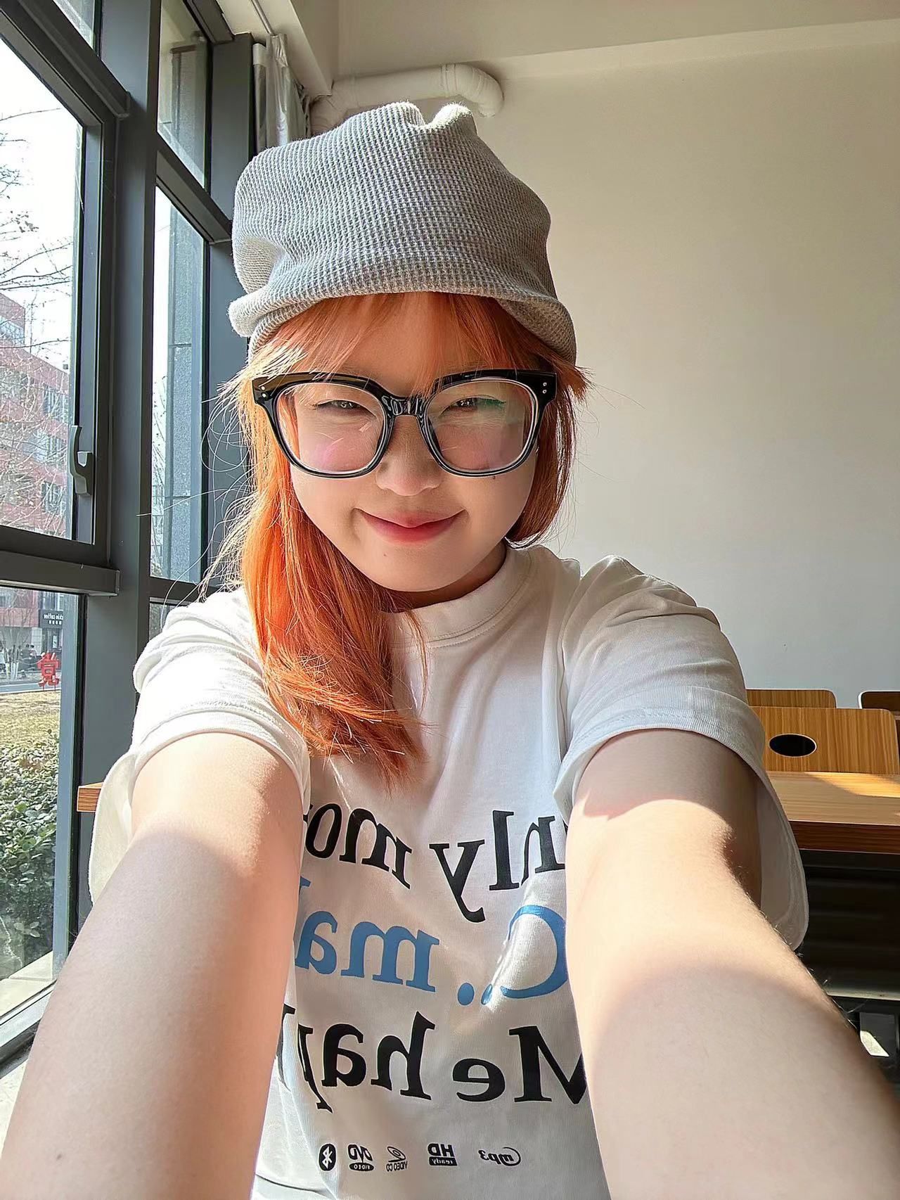 高質量純棉220克精梳緊密手感好直播品質前印花短袖t恤女