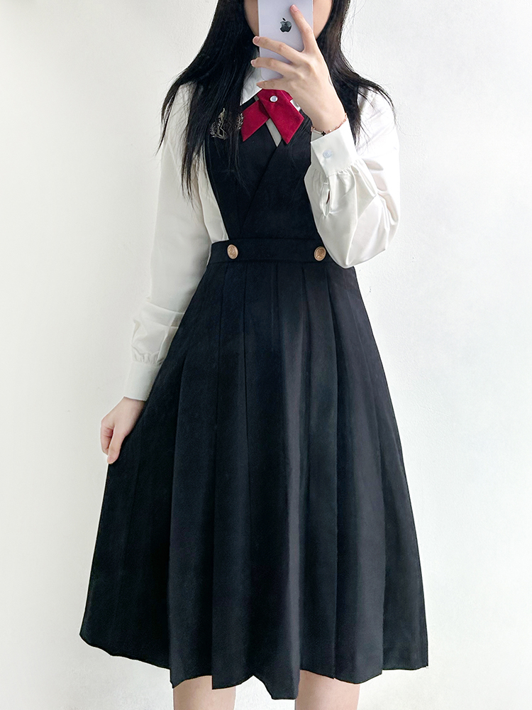 jk護奶裙正版班服jk卡奶裙大碼正版長裙學院風校服連衣裙女