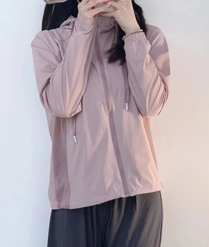 原纱型透气2024夏宽松设计感长袖外套薄款防紫外线防晒服