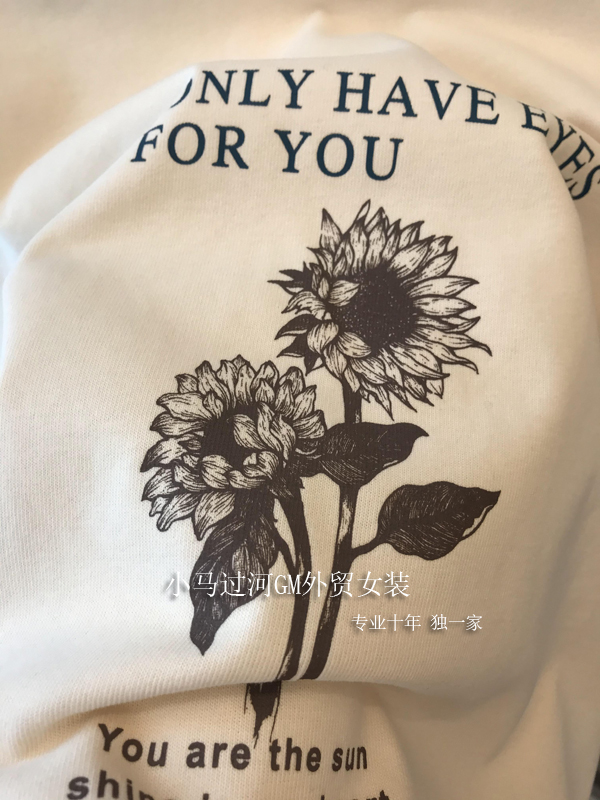 官圖 重磅/精梳純棉 後包領 有縫邊 S-XXXL 夏裝短袖T恤女