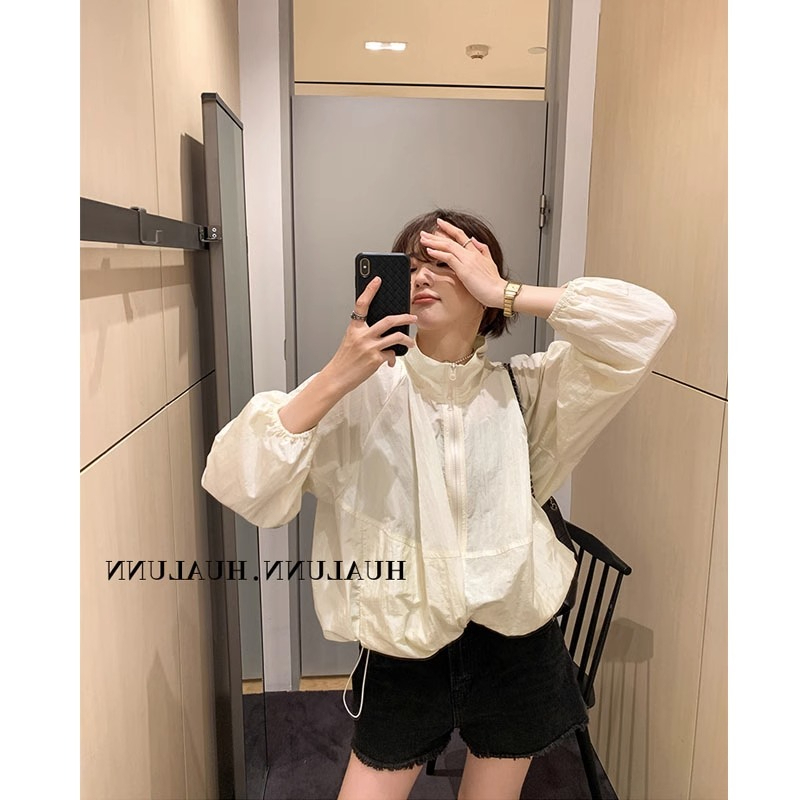 2024新款防曬衣女夏季薄款透氣寬鬆戶外休閒百搭運動防曬服外套潮