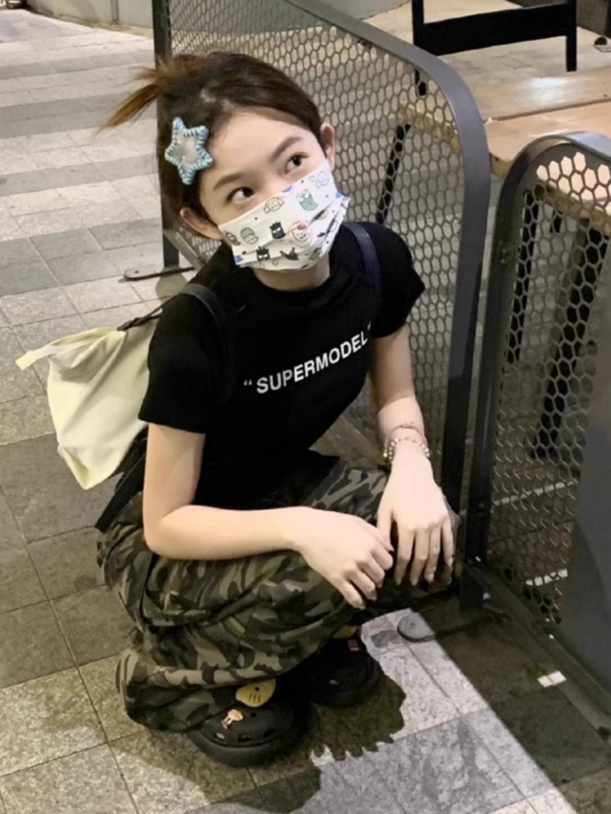 純棉210克40支奧代爾帶彈力直播品質前 印花修身短袖t恤女