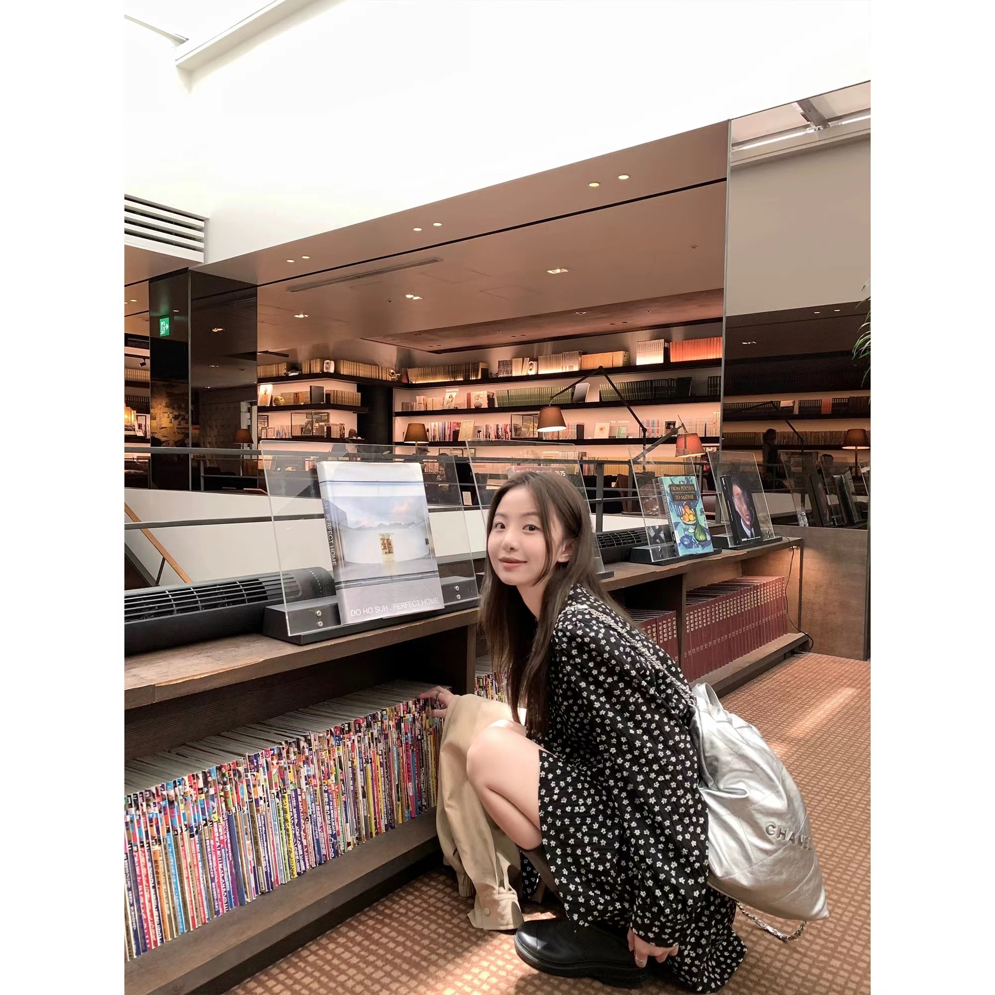 西西里 長袖飄飄帶連衣裙