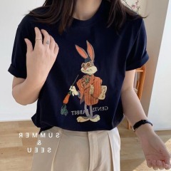 Stylish and casual long-sleeve T-shirt, loose and versatile top, slimming and youthful, trendy T-shirt inspired by Instagram