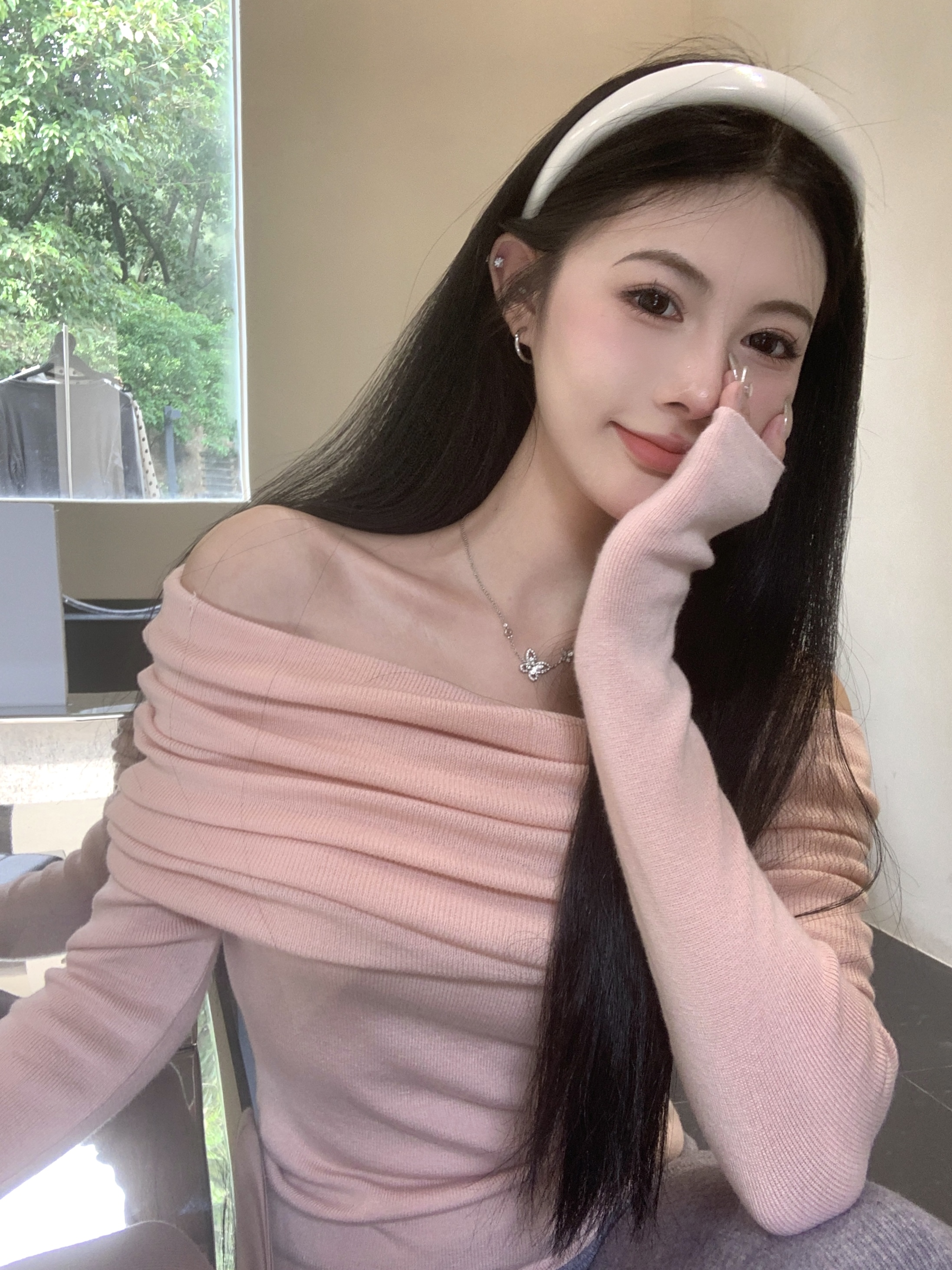 學院風條紋針織衫女夏季韓版polo領撞色無袖百搭套頭背心短款上衣