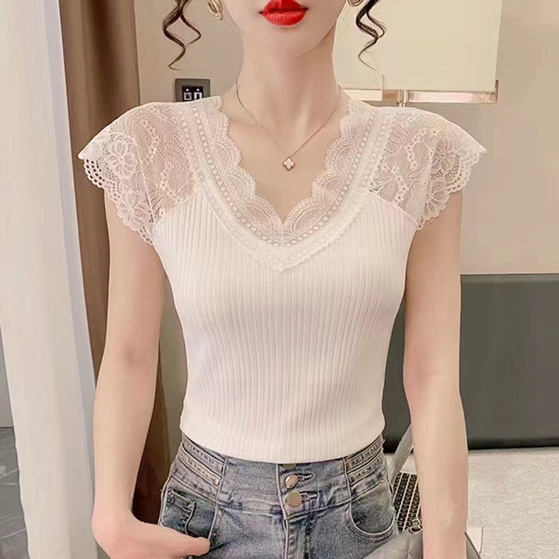 蕾絲吊帶設計感小眾外穿上衣女夏網紅小西裝美背背心女內搭