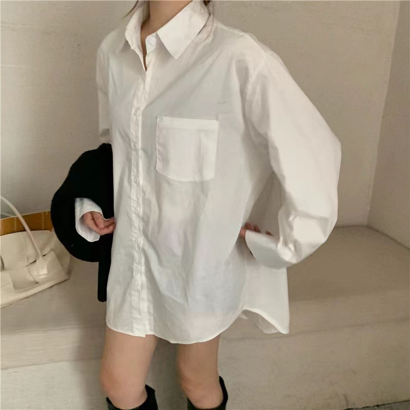 襯衫連衣裙女2024春季新款短襯衣裙